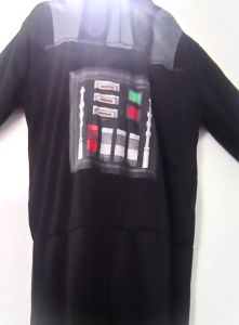 Kids Costumes to Hire - Darth Vader - 5 Years - Mask, Cape, Onesie